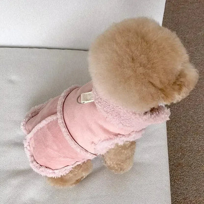 Cute Dog Vest Jacket for Small & Medium Dogs Winter Pet Clothing