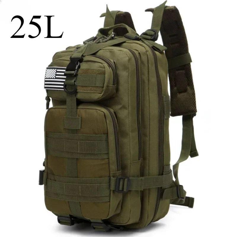 25L or 50L MOLLE Tactical Hiking Backpack
