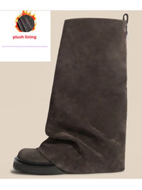 Brown pu  plush