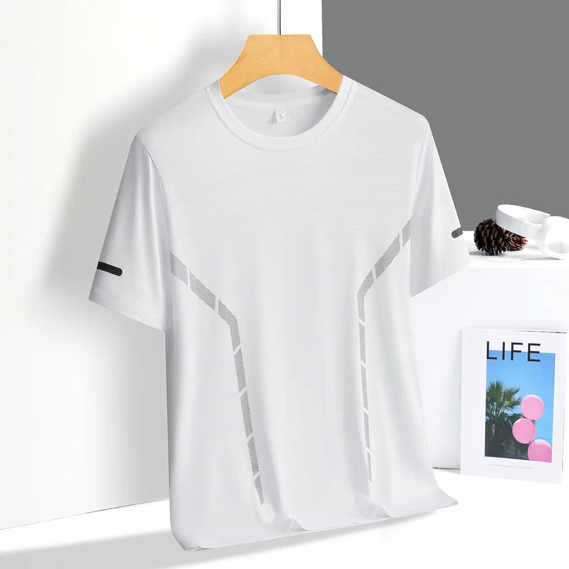 Men's Quick Dry Reflective Running T Shirt