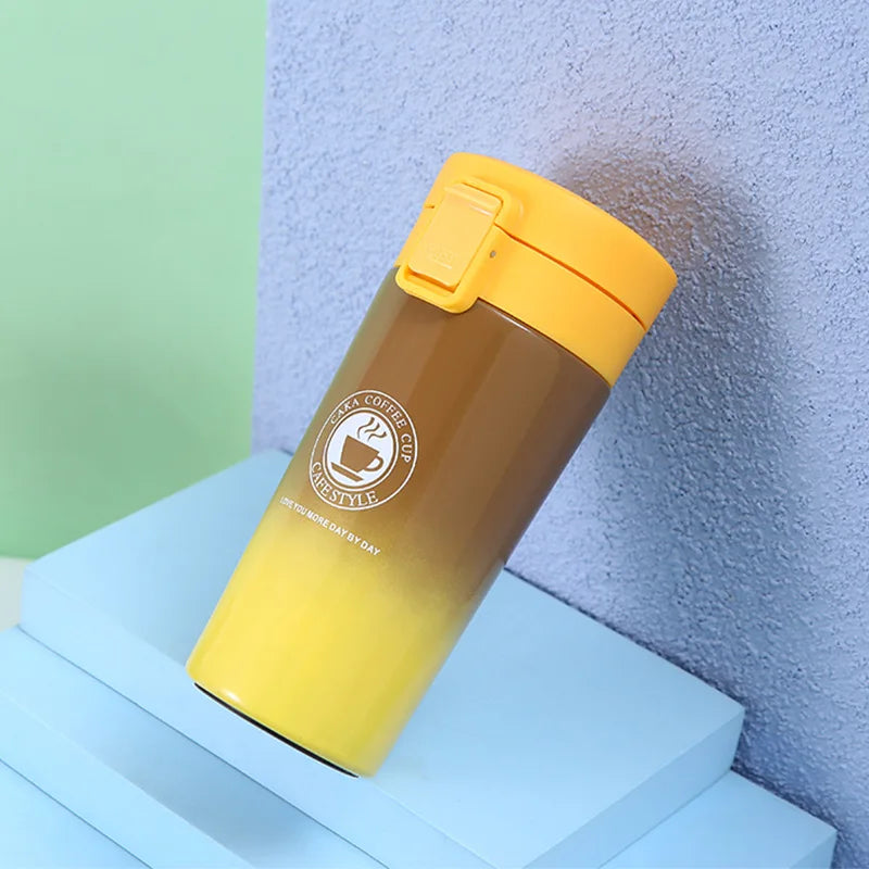380ml or 510ml Stainless Steel Insulated Coffee Tumbler