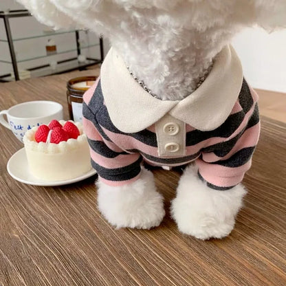 Soft Breathable Polo Shirt for Small & Medium Dogs Summer Pet Clothes