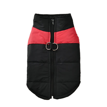 Warm Waterproof Dog Jacket with D-Ring for Small & Large Dogs