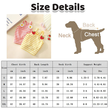 Breathable Summer Suspender Vest for Small Dogs & Cats