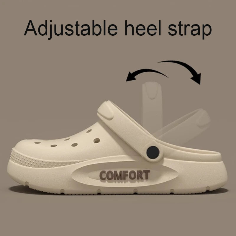 Unisex Anti Slip Thick Sole Indoor Outdoor Slippers