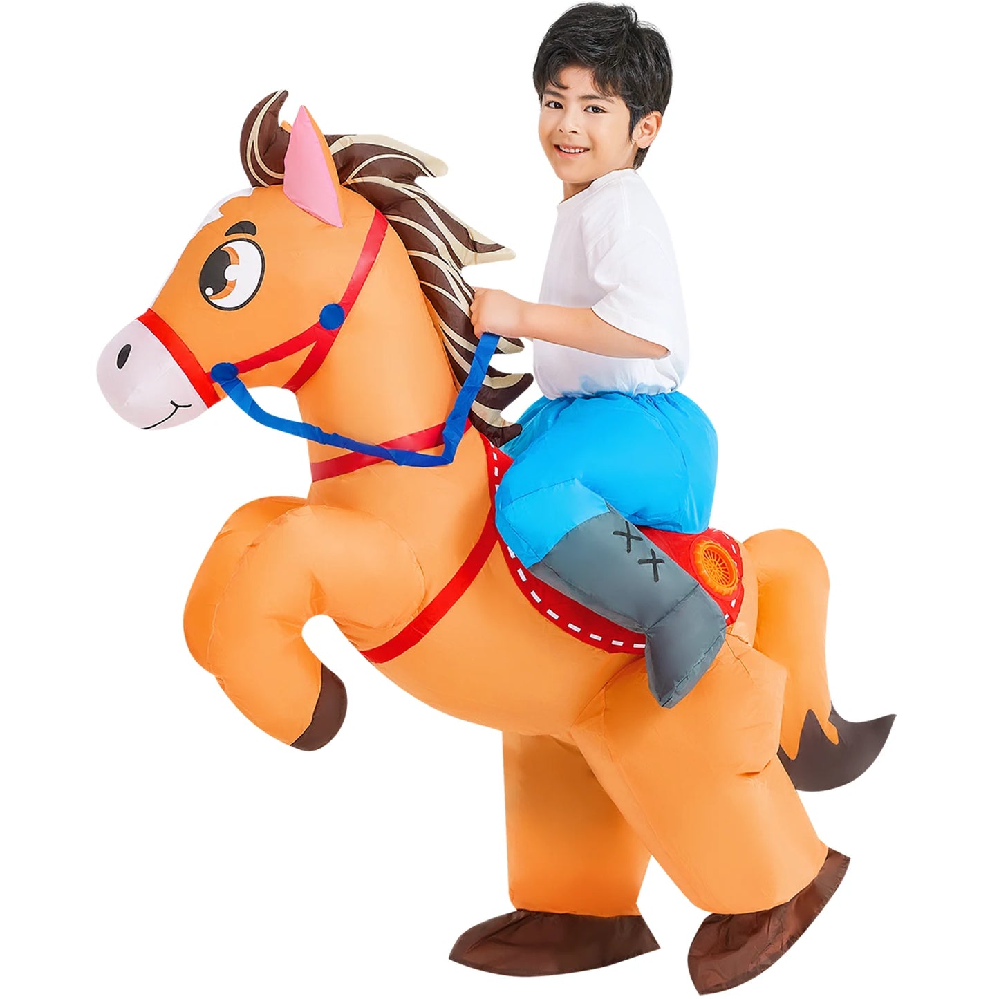 Kids Dinosaur Inflatable Costume for Halloween & Cosplay