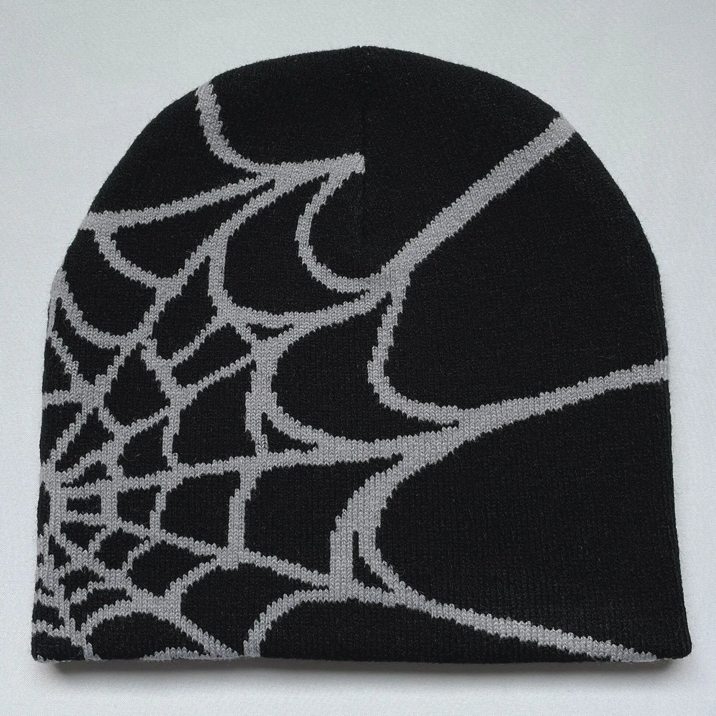 Unisex Y2K Spider Web Knit Beanie Hat
