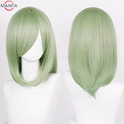 40cm Heat Resistant Anime Cosplay Wig with Bangs