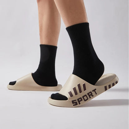 Men's Thick Sole Non Slip Summer Slide Sandals