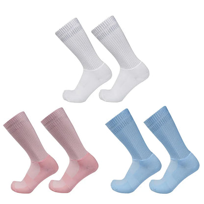 Unisex Breathable Anti Slip Aero Cycling Socks