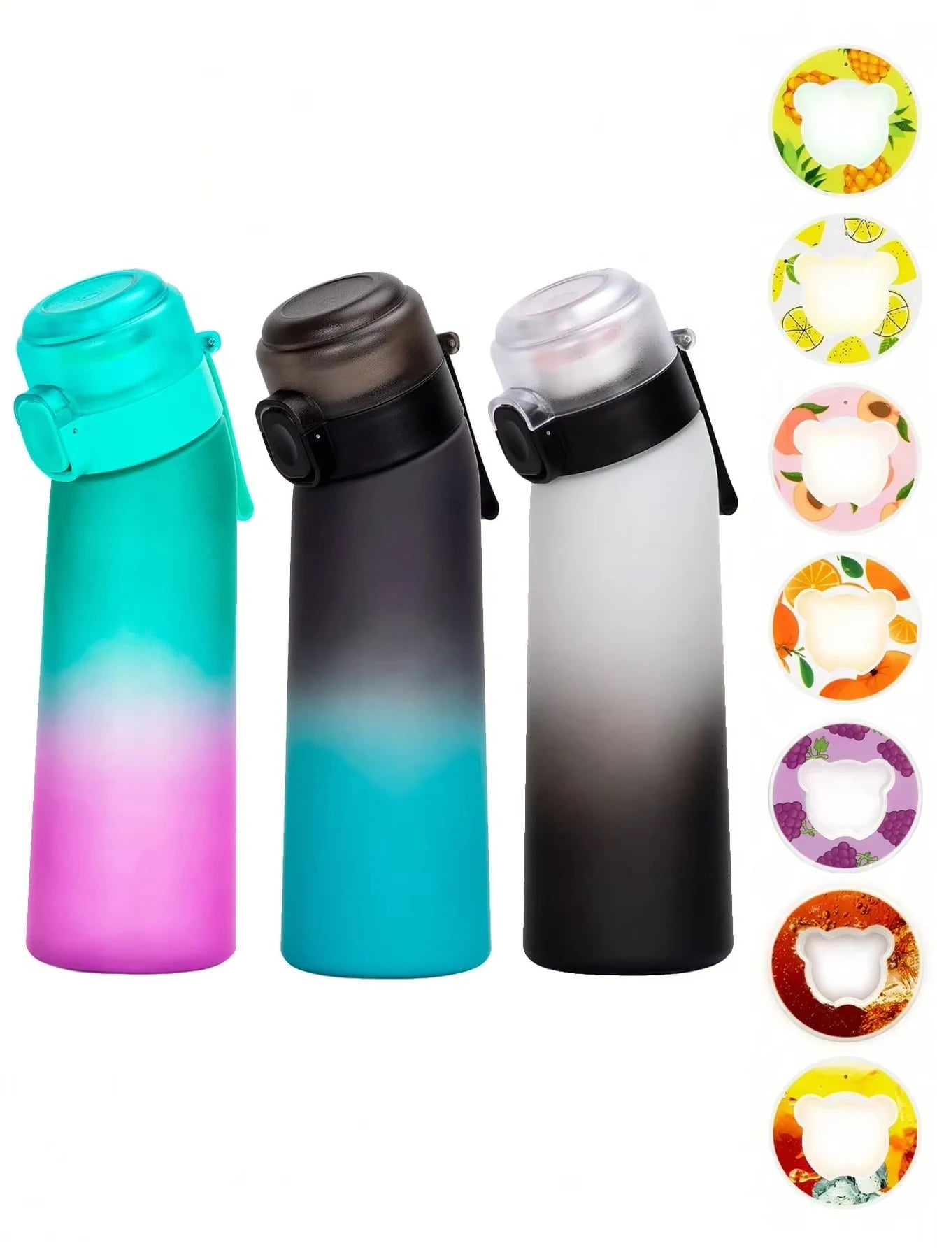 Gradient Air Water Bottle with Bear Scented Flavor Pod