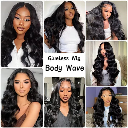 Women's Body Wave Glueless Brazilian Human Hair Closure Wig