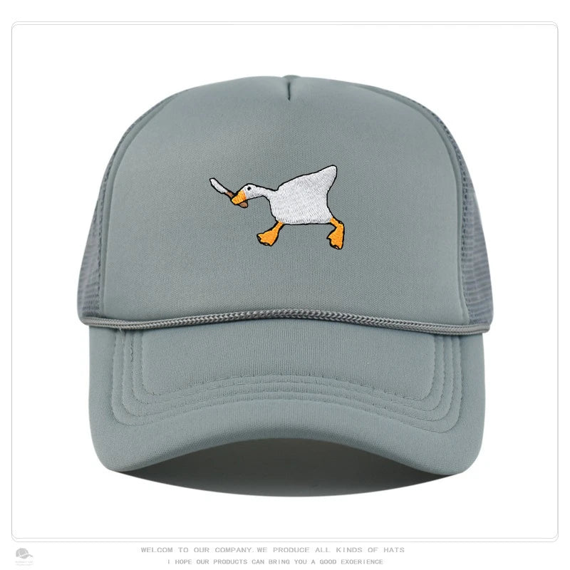 Unisex Embroidered Goose Baseball Cap