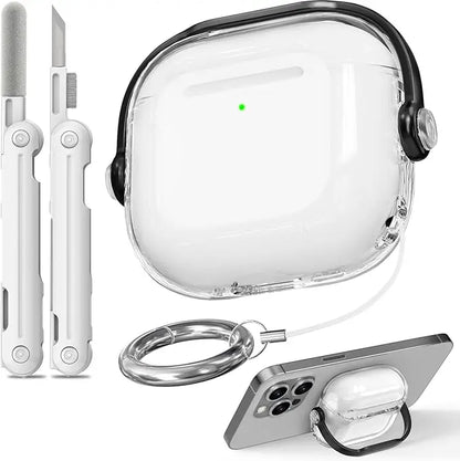 Shockproof AirPods Pro 3 and AirPods 4 Case with Lock and Cleaner Kit