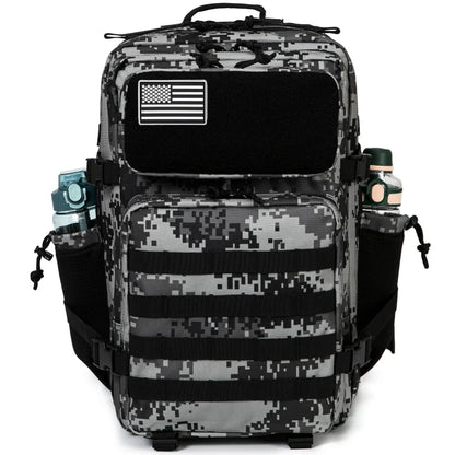 45L MOLLE Tactical Hiking Backpack with Bottle Holder