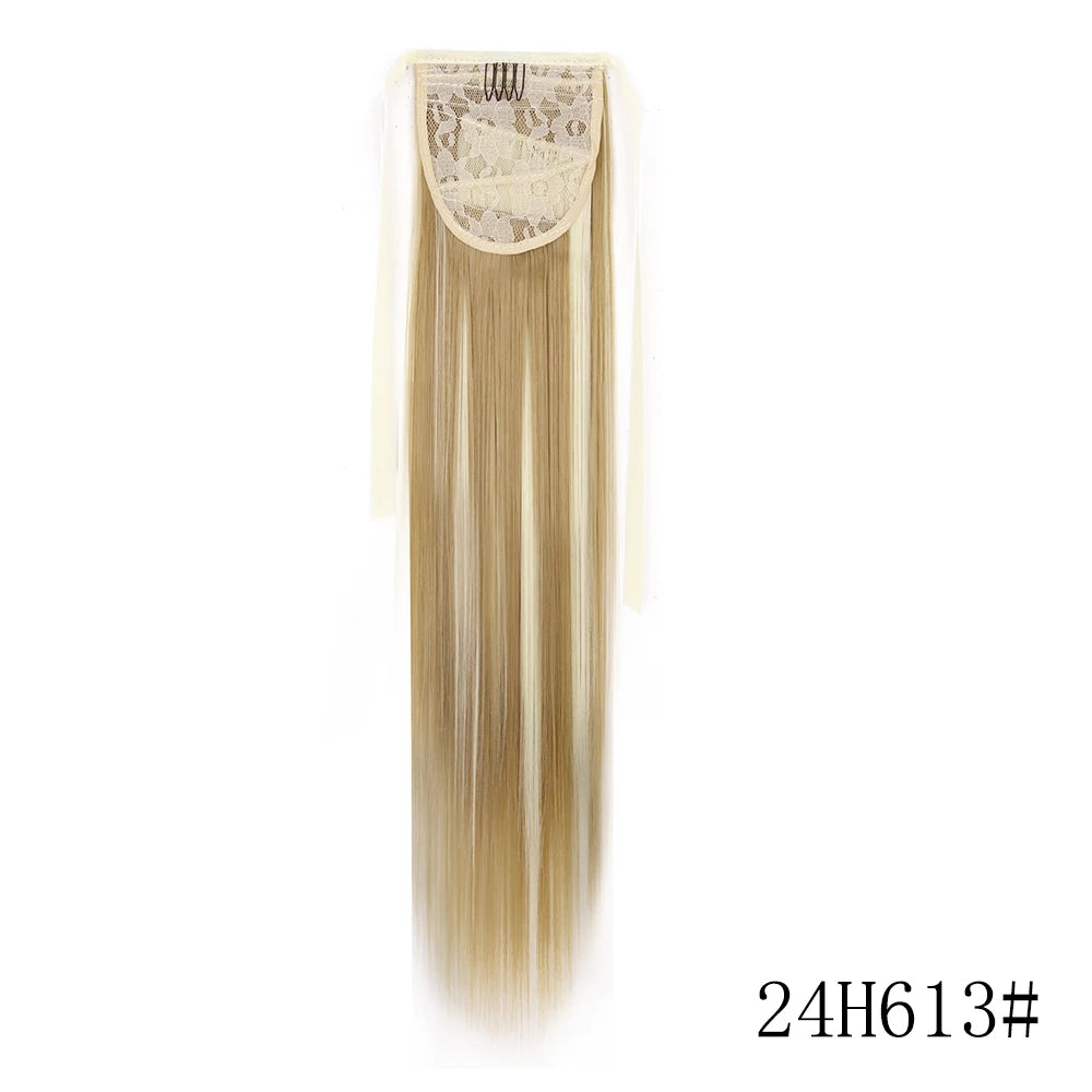 Long Straight Wrap Around Ponytail Hair Extension