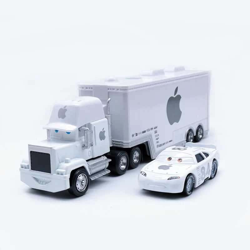 Lightning McQueen and Friends Diecast Container Truck Toy Set