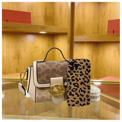Women's Retro Printed Small Crossbody Shoulder Bag