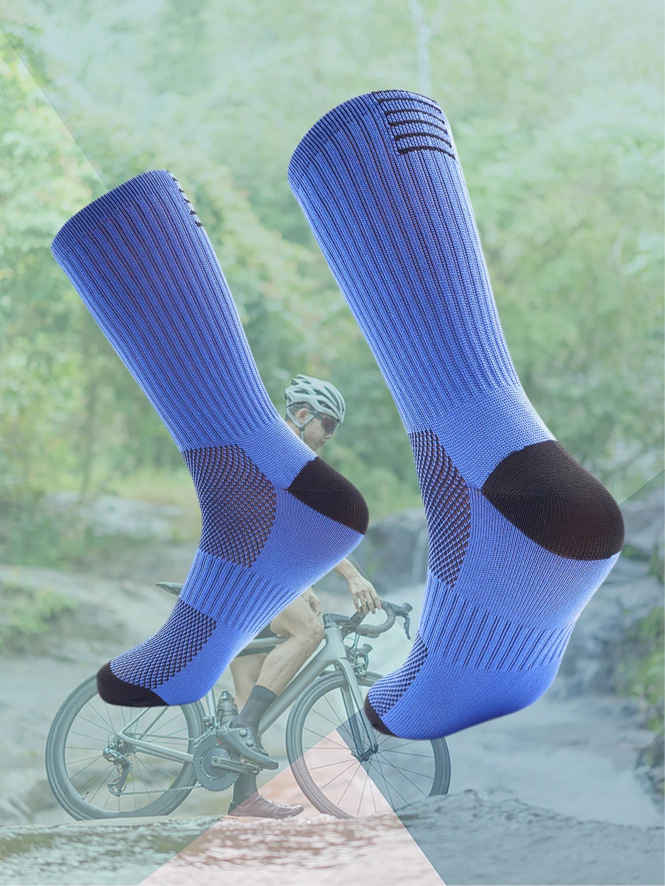 1 Pair Unisex Compression Cycling and Running Socks