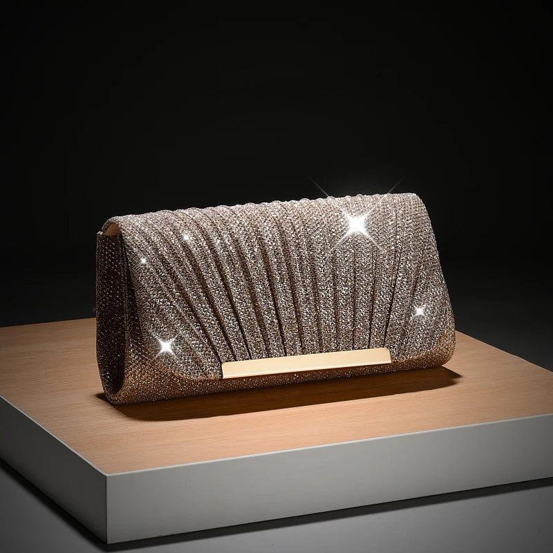 Shiny Wedding Envelope Clutch Bag for Women