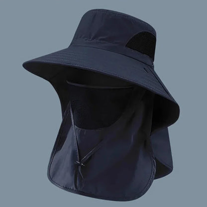 Unisex UV Protection Fishing Sun Hat with Neck Flap