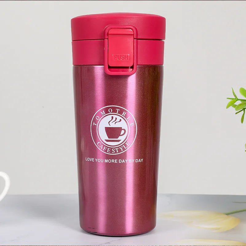 380ml or 510ml Stainless Steel Insulated Coffee Tumbler