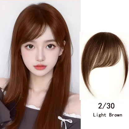 Women's Short Slanted Bangs Clip In Hair Extension