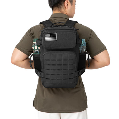 25L MOLLE Tactical Hiking Backpack with Dual Bottle Holders