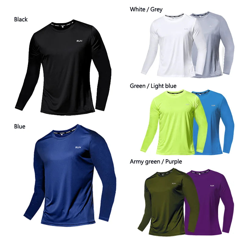 Men's Ice Silk Quick Dry Sun Protection Long Sleeve Shirt