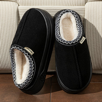 Unisex Warm Fuzzy Plush Slipper Boots