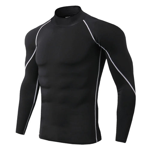 Men's Quick Dry Long Sleeve Compression Sports Shirt