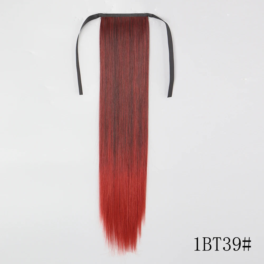 Long Straight Wrap Around Ponytail Hair Extension