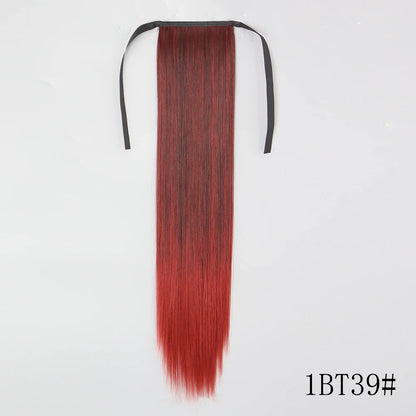 Long Straight Wrap Around Ponytail Hair Extension