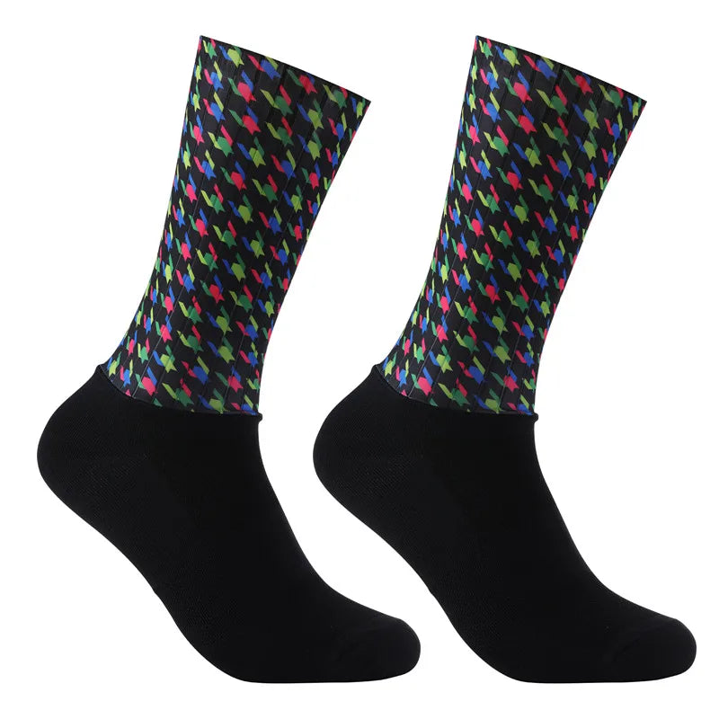 Anti Slip Seamless Compression Cycling Socks