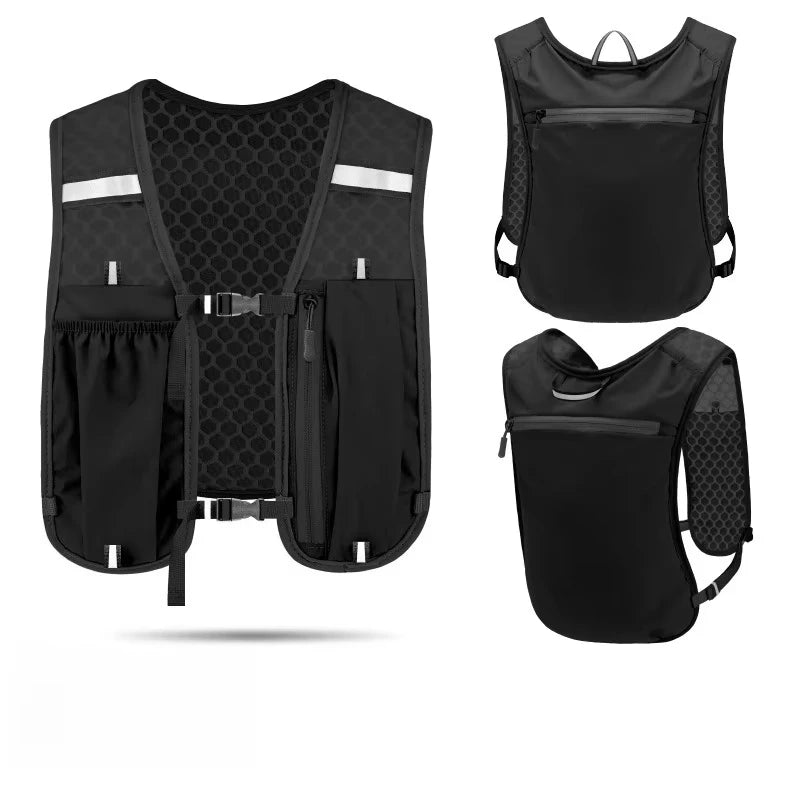 Lightweight Reflective Running Hydration Vest Backpack