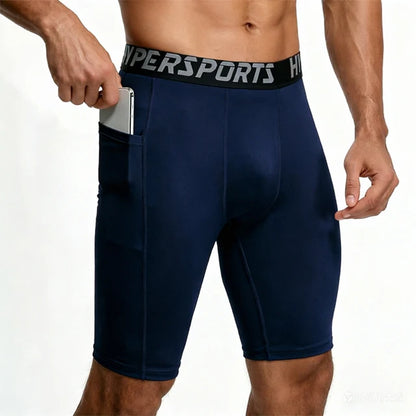 Men's Compression Training and Running Shorts