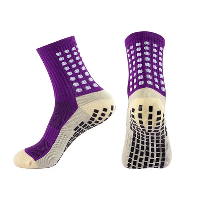 MagiMobo Men's Non Slip Grip Football Socks