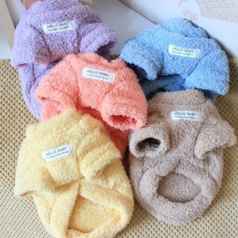 Warm Fleece Winter Coat for Small & Medium Dogs and Cats