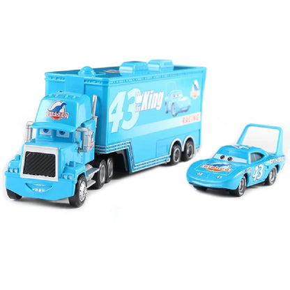 Pixar Cars Character Container Truck Toy Set