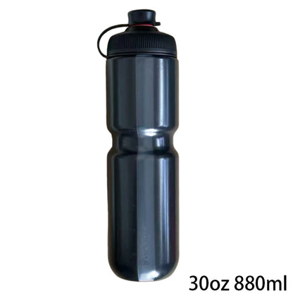 BPA Free Squeeze Cycling Water Bottle with Magnetic Cage