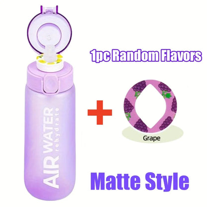 750ml Sports Water Bottle with 7 Fruit Flavor Pods