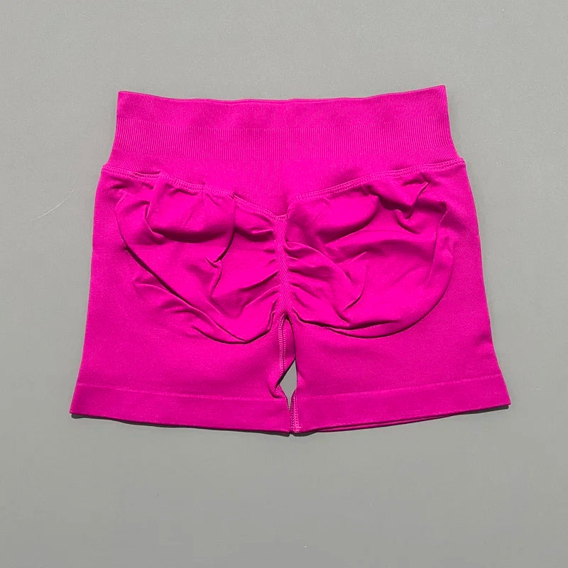 Women's Seamless Scrunch Butt Gym Biker Shorts