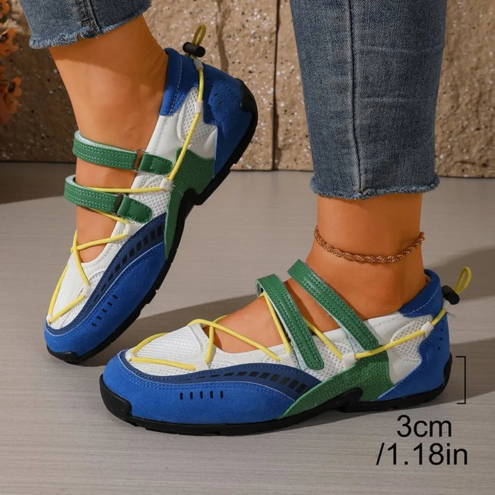 Women's Breathable Non Slip Mary Jane Sneakers