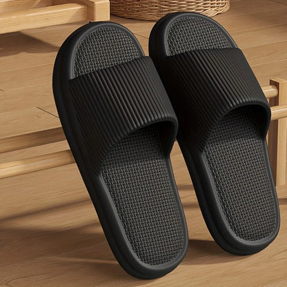 Unisex Soft EVA Summer Slippers Odor Resistant Non Slip Home & Bathroom Shoes