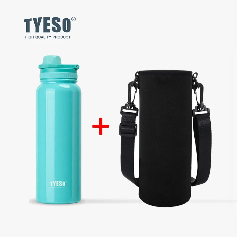 TYESO Stainless Steel Insulated Travel Thermos Bottle