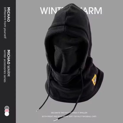 Unisex 3 in 1 Windproof Balaclava Hat with Neck Warmer