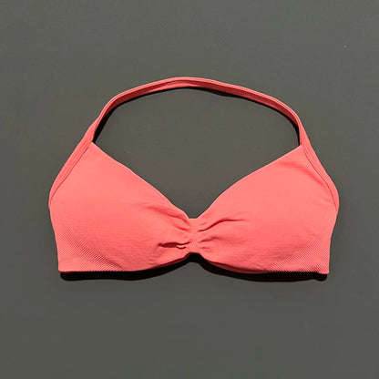 Women's High Support Strappy Halter Sports Bra