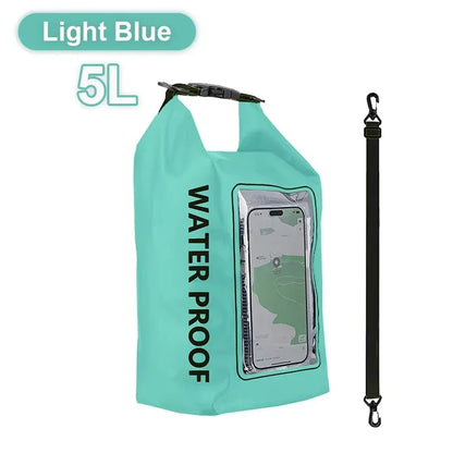 2L or 5L Waterproof Touch Screen Dry Bag