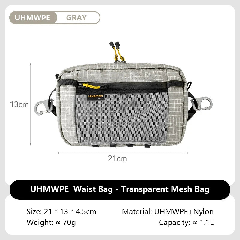 1.1L Ultralight Waterproof Dyneema Waist Pack