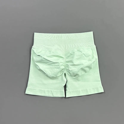 Women's Low Waist Scrunch Butt Biker Shorts